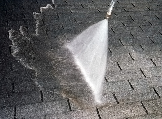 power washing tile roofs